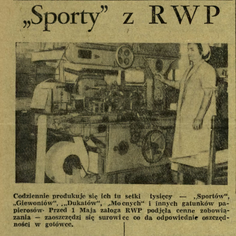 Sporty z RWP