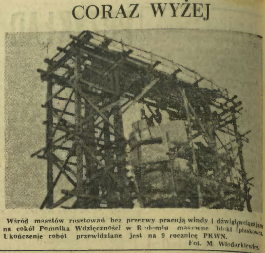 Coraz wyżej