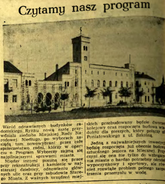 Czytamy nasz program