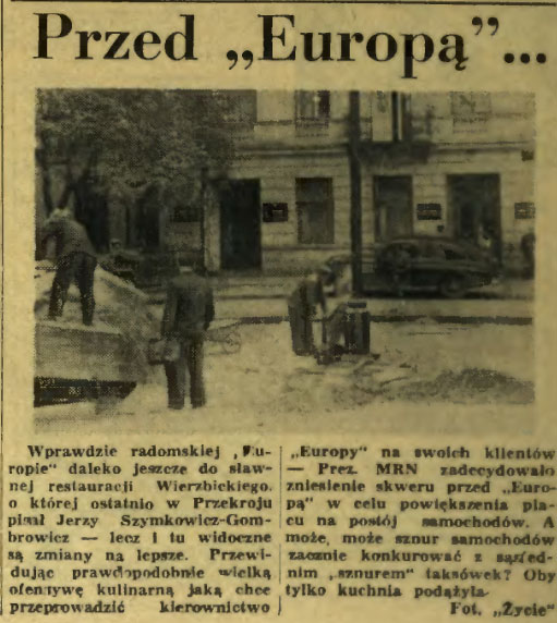 Przed "Europą"