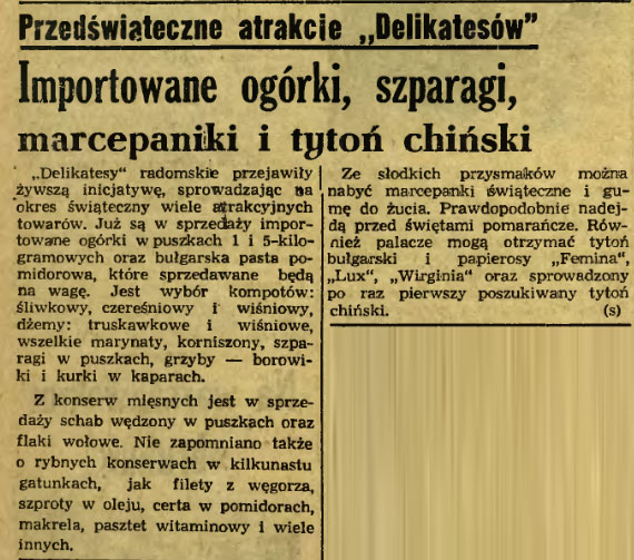 Przedświąteczne atrakcje delikatesów
