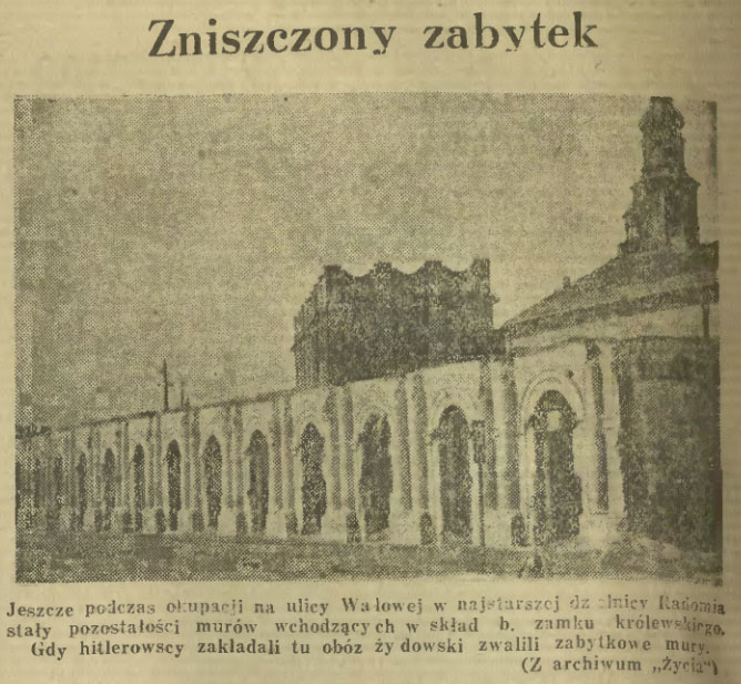 Zniszczony zabytek