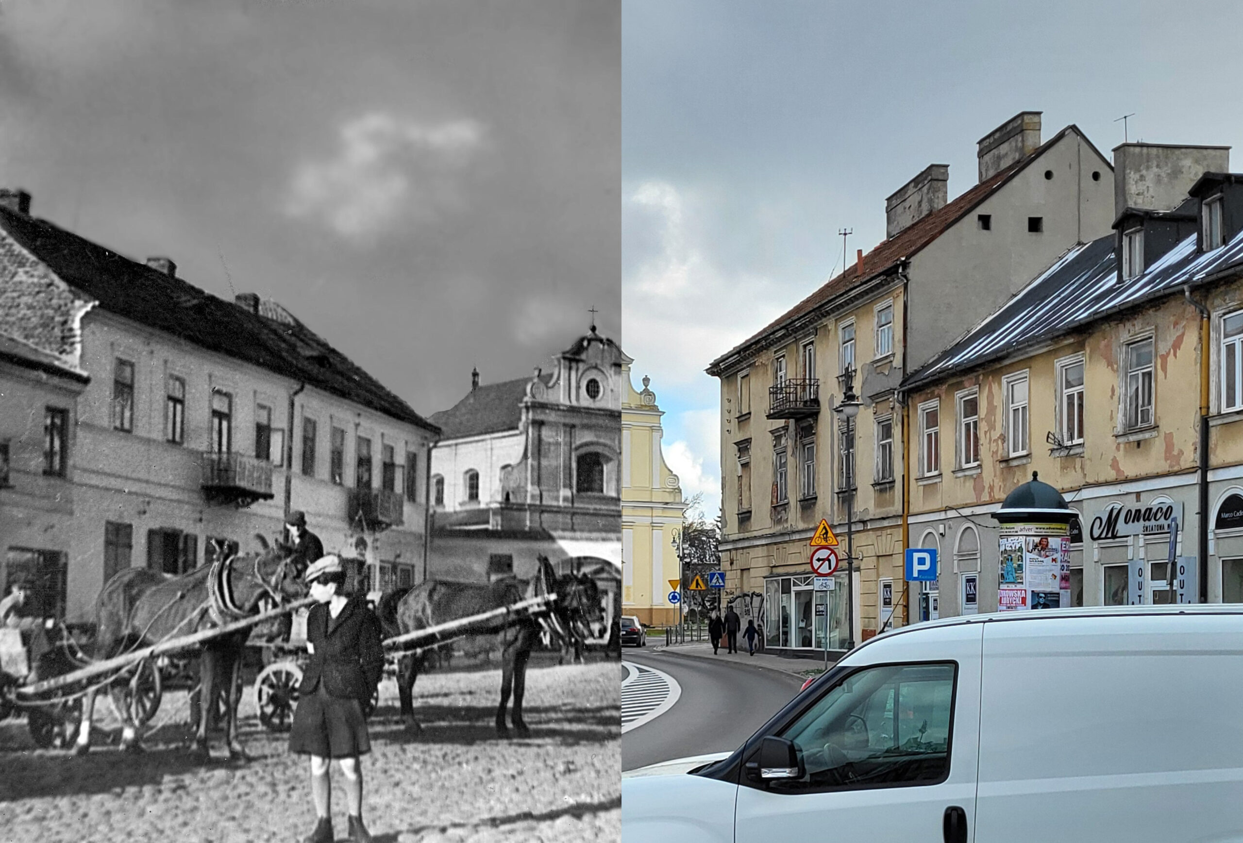 Wyjście z getta w kierunku Pl. Kazimierza Wielkiego