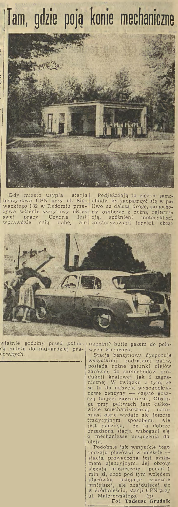 Tam, gdzie poją konie mechaniczne