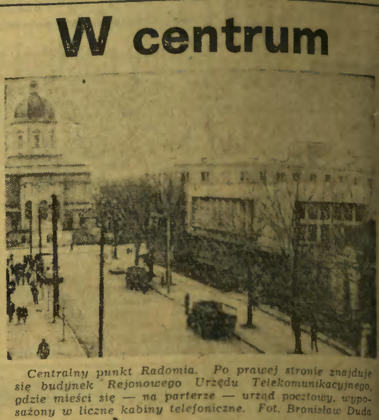 W centrum