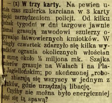 W trzy karty