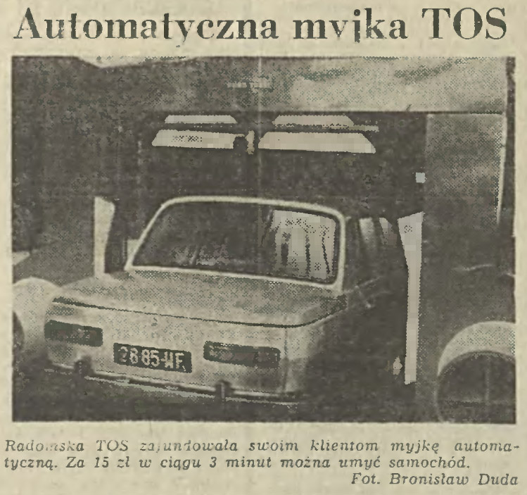 Automatyczna myjka TOS