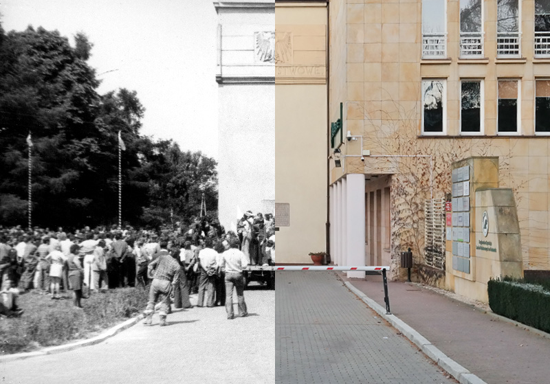Tłum pod KW PZPR w Radomiu 1976 r