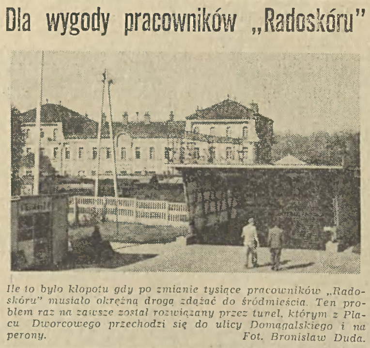 Dla wygody pracowników Radoskóru