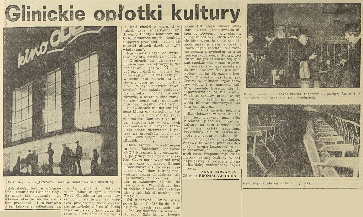 Glinickie opłotki kultury