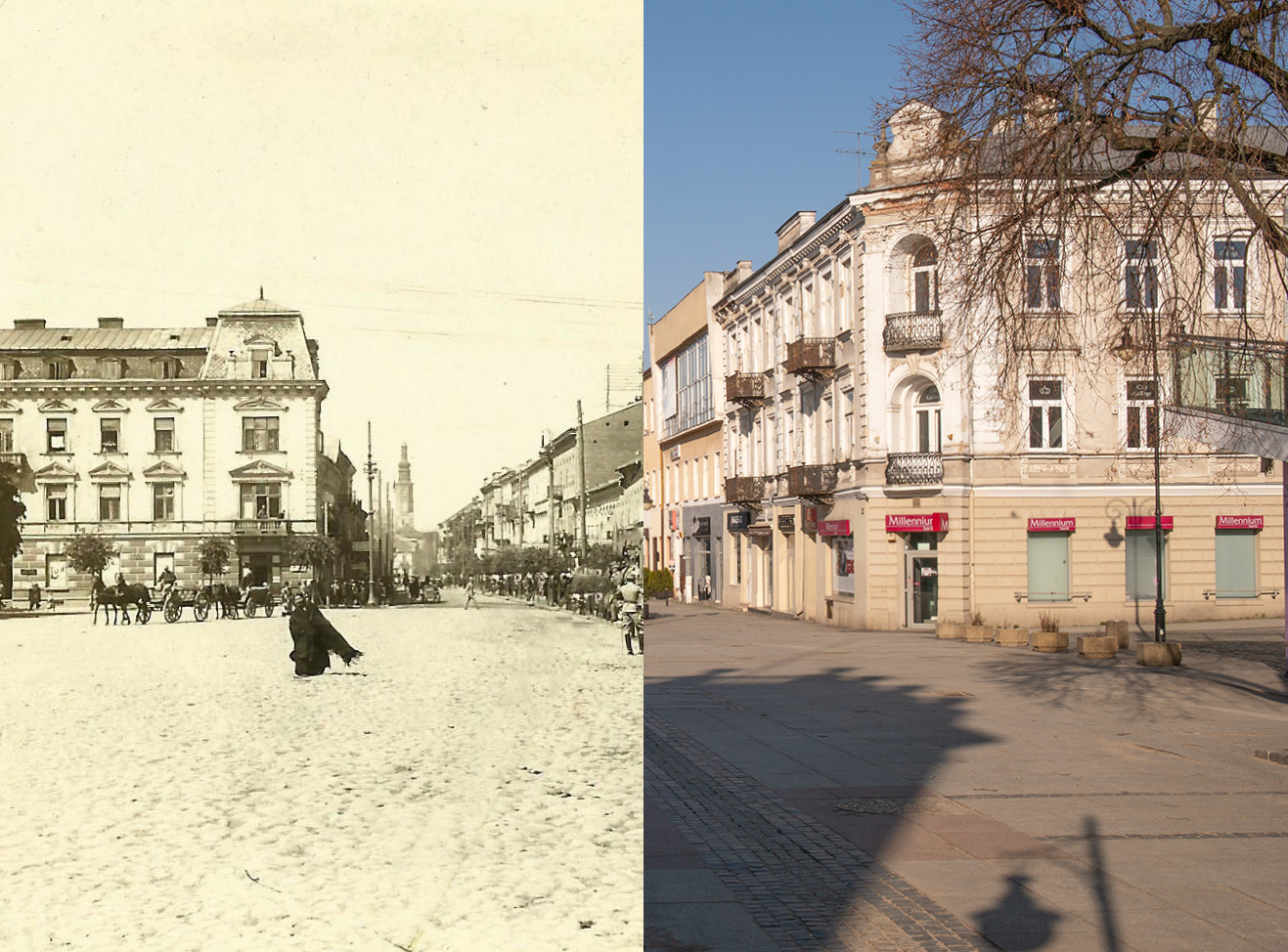 żołnierze austriaccy na Placu Konstytucji