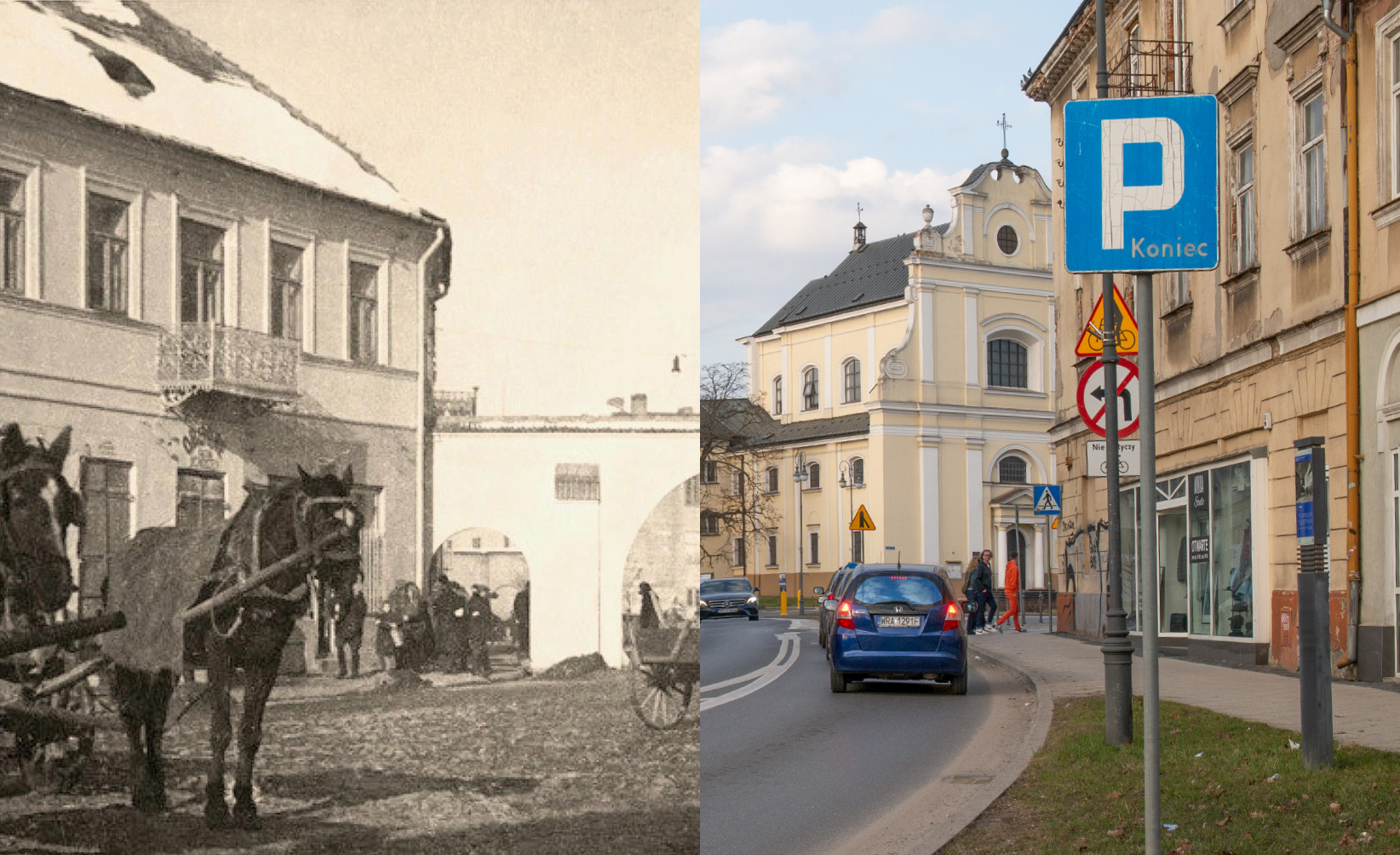 l. Wałowa. Widok w kierunku pl. Kazimierza Wielkiego.
