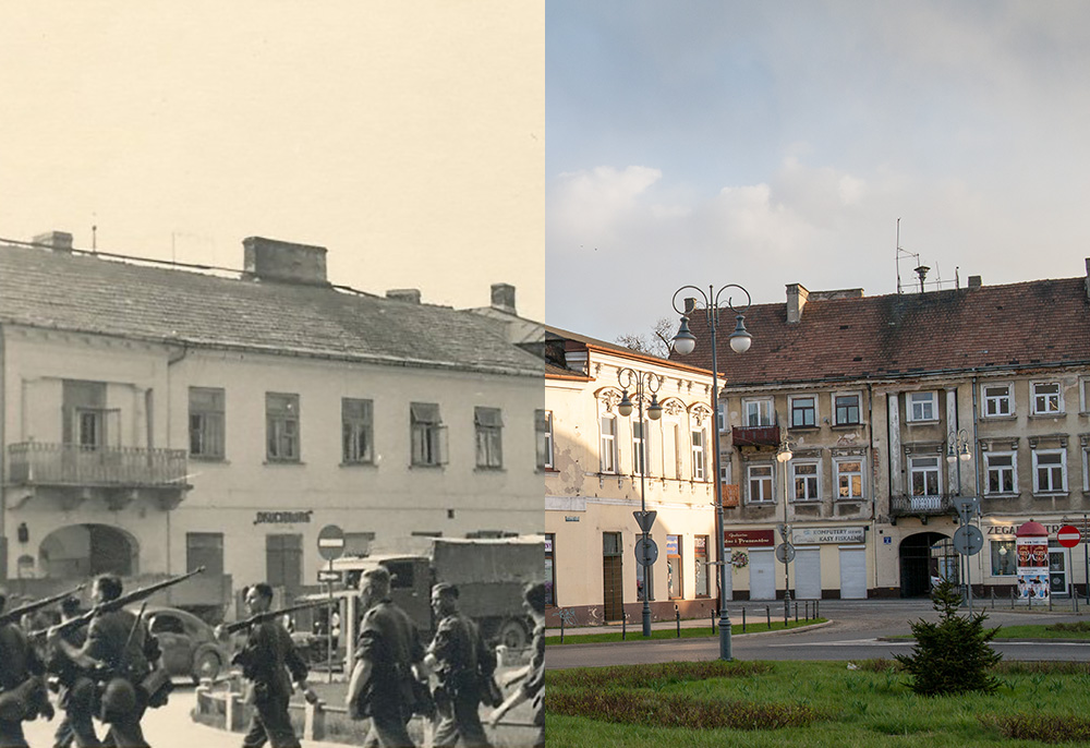 Oddziały niemieckie wmaszerowują do Radomia