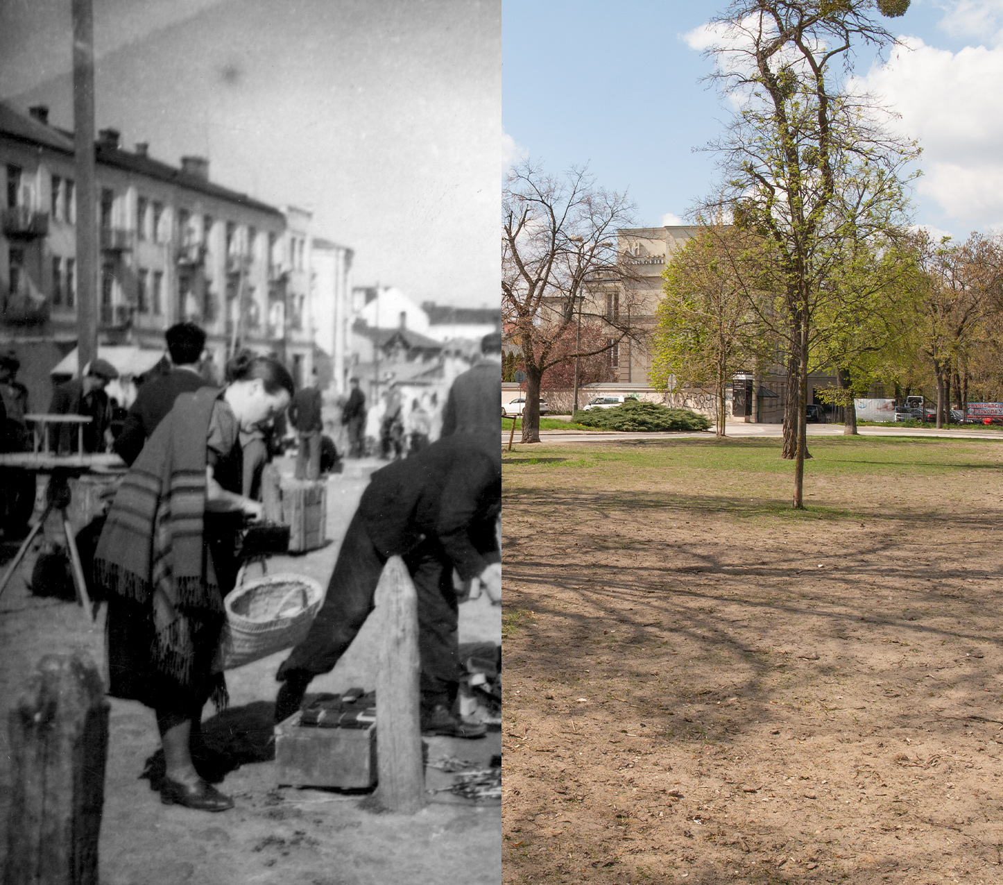 Targowisko na Pl. Jagiellońskim, tzw. Rajszula