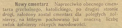 Nowy cmentarz