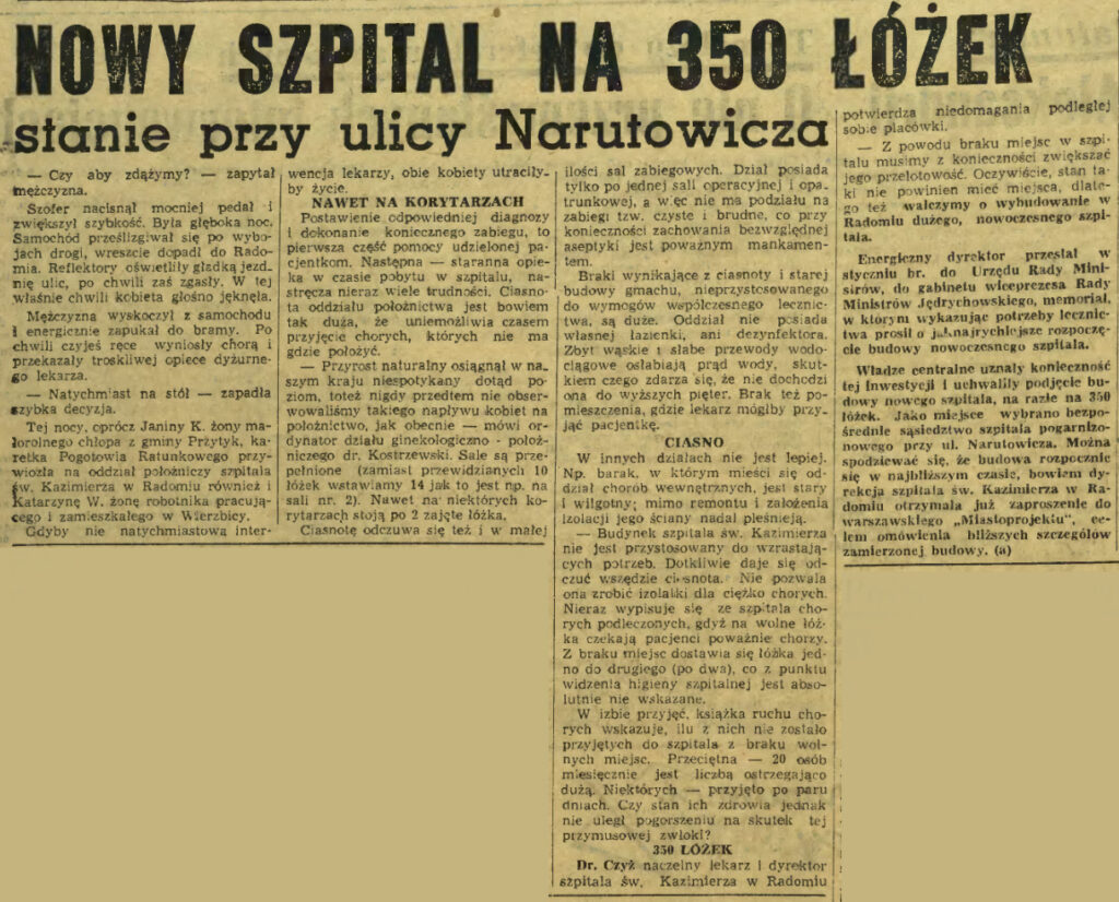 Nowy szpital na 350 łóżek