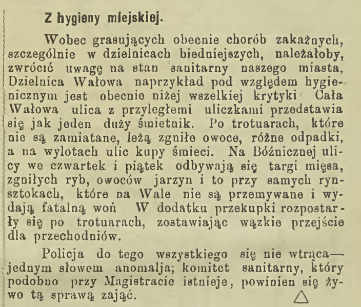 Z hygieny miejskiej