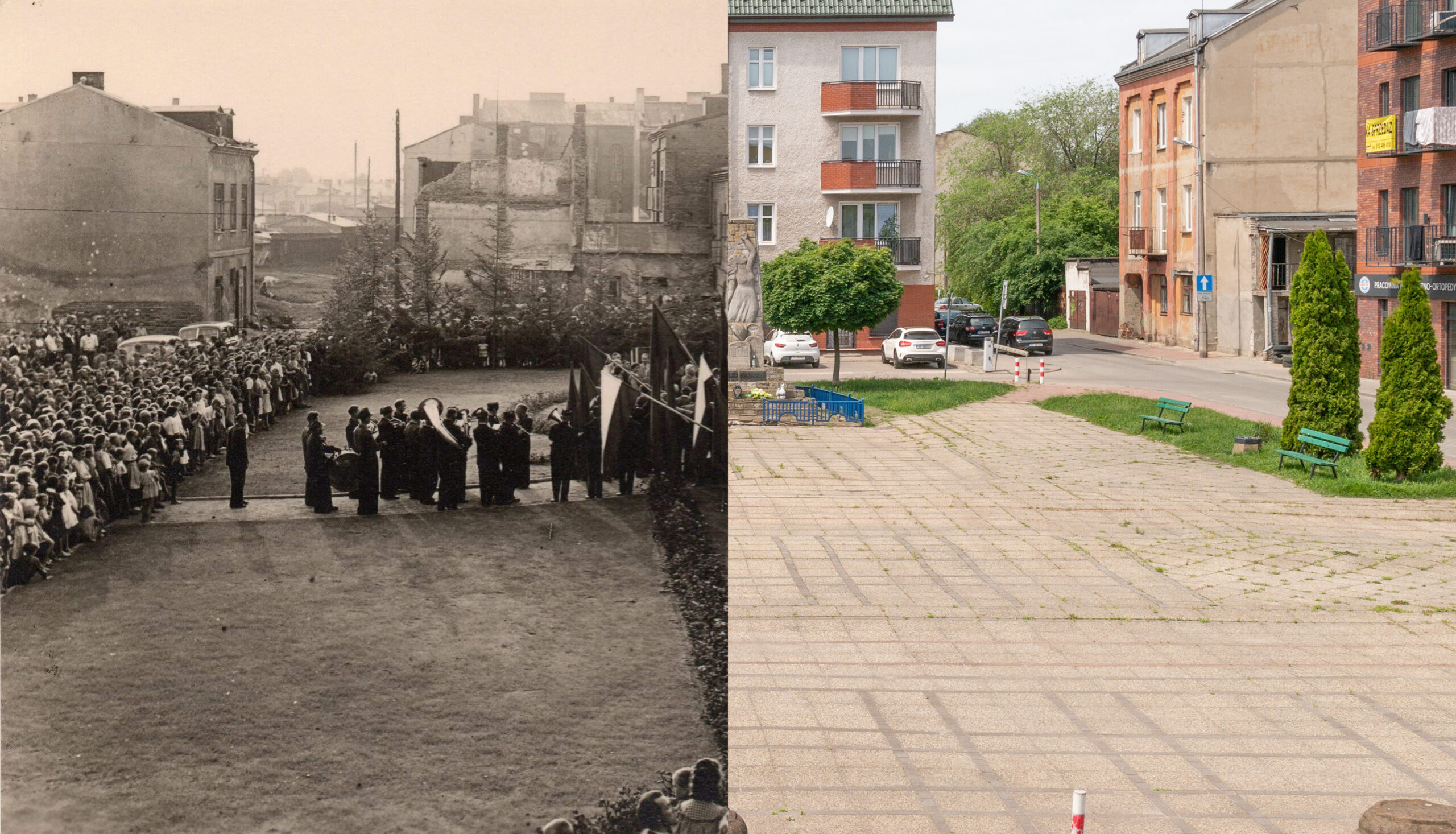 Odsłonięcie pomnika ku czci pomordowanych Żydów