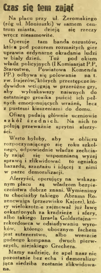 Czas się tem zająć