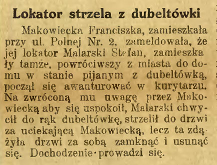 Lokator strzela z dubeltówki