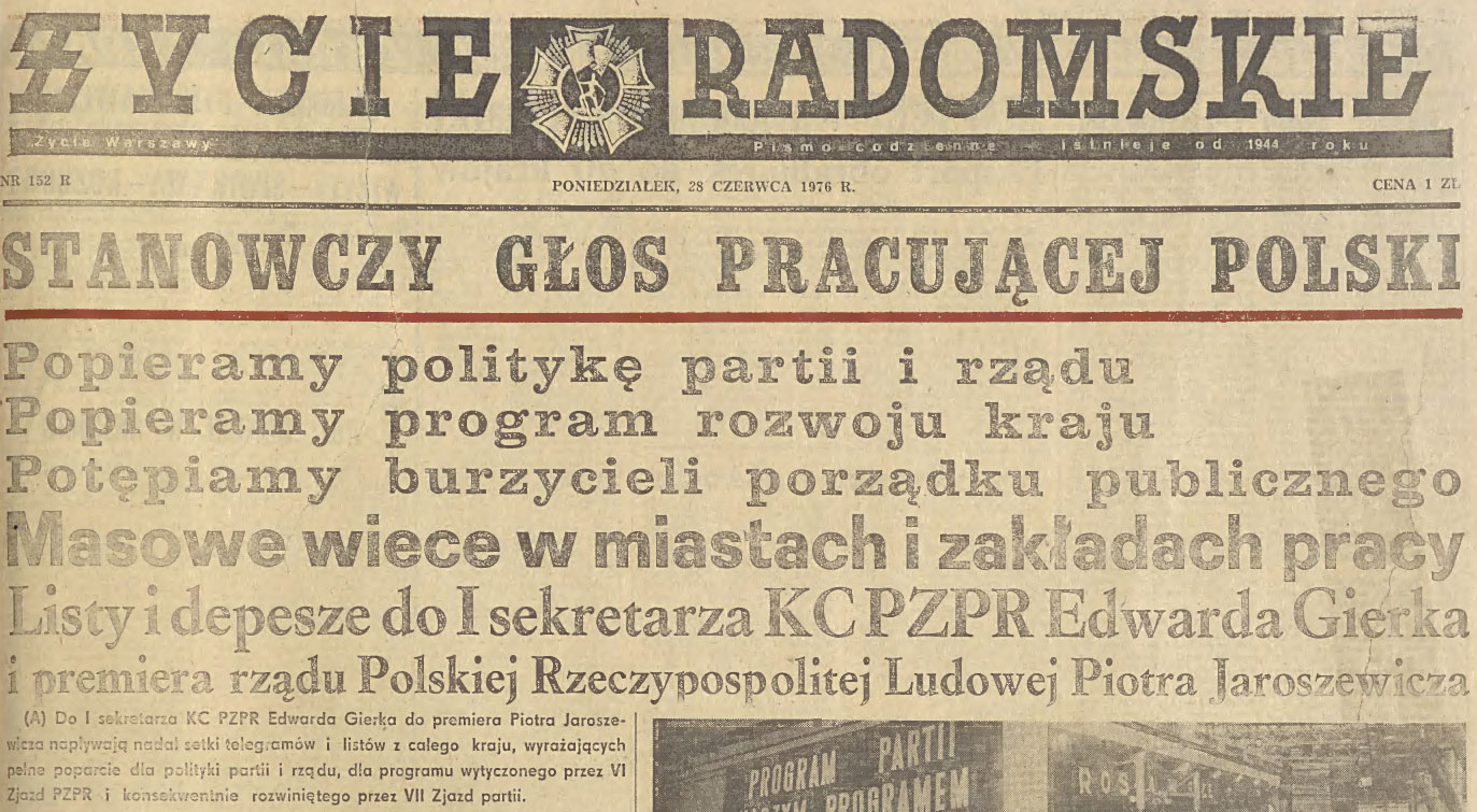 Stanowczy głos pracującej Polski