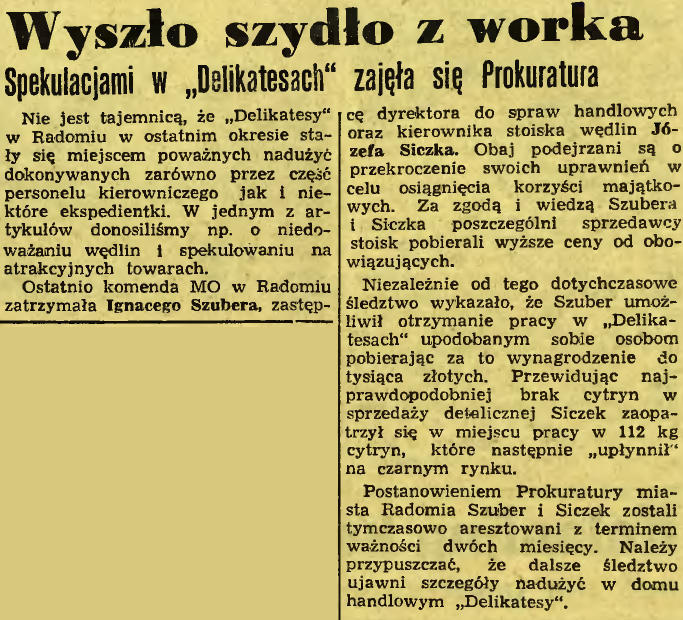Wyszło szydło z worka